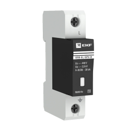 Ограничитель импульсных напряжений ОПВ-B/1P PROxima, 1 полюс, Класс 2, 30 кА, 60 кА, opv-b1, EKF - PULSAL.RU