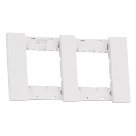 Рамка
Soft Touch,  2 поста,   цвет - белый матовый,  горизонтальная,  пластмасса,  AA4802M2AW,  MEITON
 - PULSAL.RU