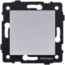 Выключатель с плоской клавишей
Aspekt,  Eleganz,  Reflex,  одноклавишный,  без подсветки,   цвет - серый,  пластмасса,  REA-S-001GY,  Kollinger
 - PULSAL.RU