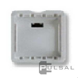 Суппорт для установки на DIN-рейку, 2-модульный basic E,  Zenit,  UK500,  UK600,  AT/U,  Mistral, N2692 BL, ABB - PULSAL.RU