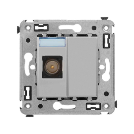 Розетка одиночная
Avanti,  телевизионная (TV),  одинарная,   цвет - закаленная сталь,  пластмасса,  4404503DKC,  DKC_4404503,  DKC
 - PULSAL.RU