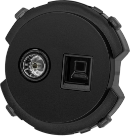 Розетка оконечная TV+RJ45 Cat.5 (UTP)
Байкал,  телевизионная (TV),  одинарная,   цвет - Агат,  пластмасса,  SQ1819-0219,  TDM
 - PULSAL.RU