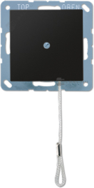 Выключатель со шнурком
A VIVA,  A 550,  A flow,  без подсветки,   цвет - черный матовый,  пластмасса,  A506BFNUZSWM,  A 506 BF NUZ SWM,  JUNG
 - PULSAL.RU