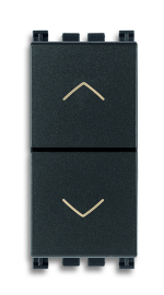 Выключатель жалюзи NO+NO
Arke,  без фиксации,  без подсветки,   цвет - антрацит серый,  пластмасса,  19062 VIM,  19062,  Vimar
 - PULSAL.RU